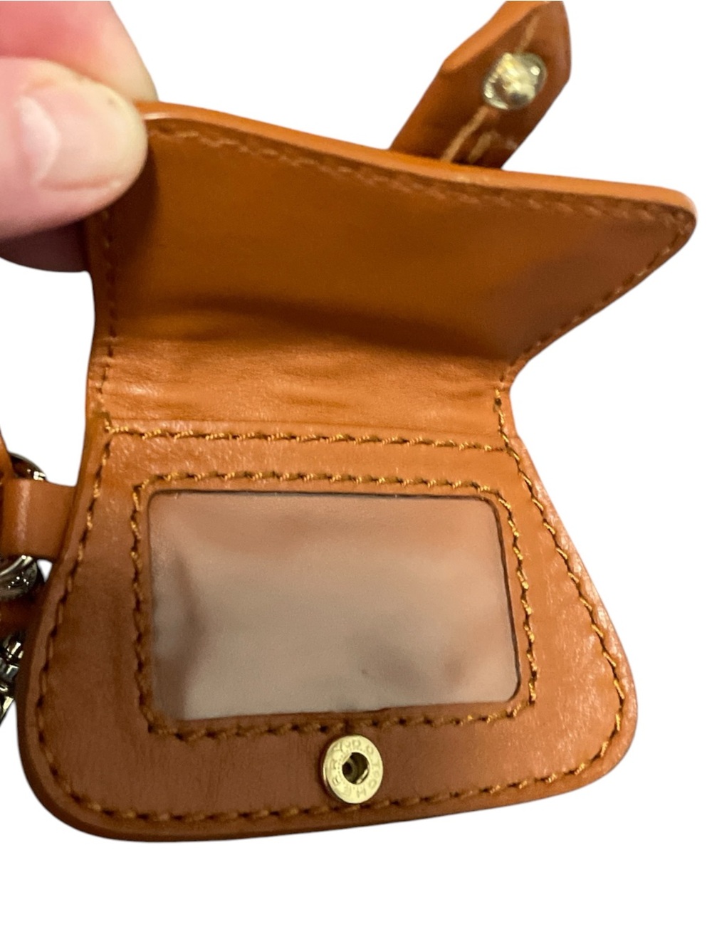 Vintage Lancel Key Ring Leather Pouch Leather - Picture 4 of 6